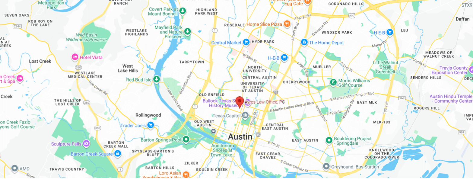 Austin Office Map