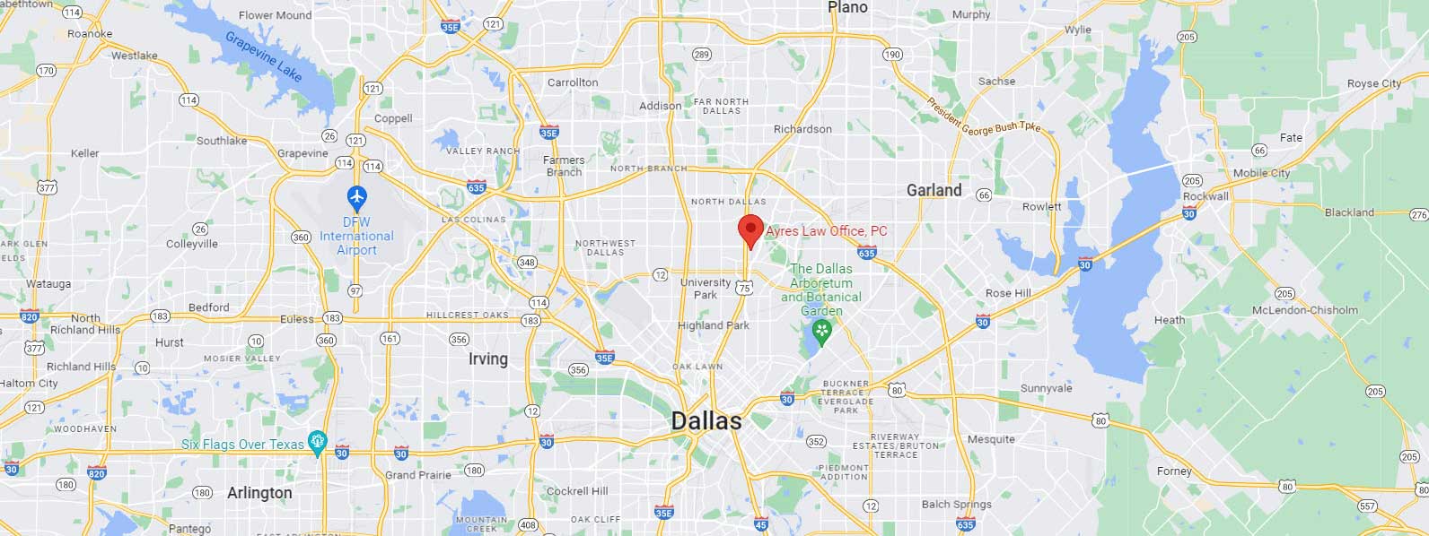 Dallas Office Map