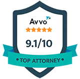 Avvo Top Attorney, Nine Point One out of Ten